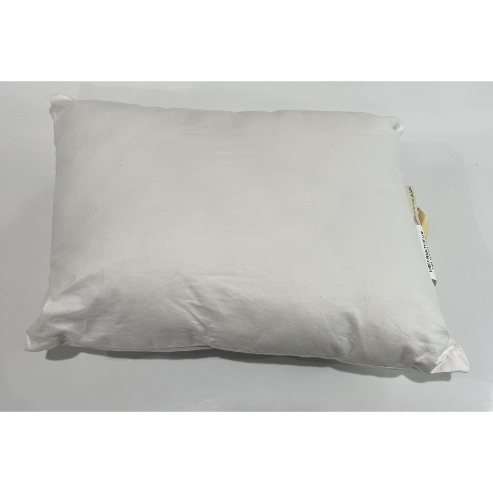 Pottery Barn Kids white throw pillow Rectangle 100% cotton USA Decor Bedding